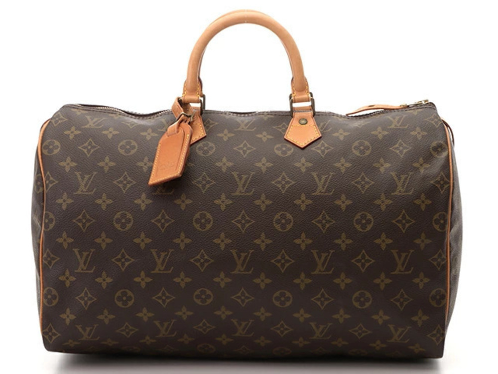 Louis Vuitton Speedy Monogram Leather Brown